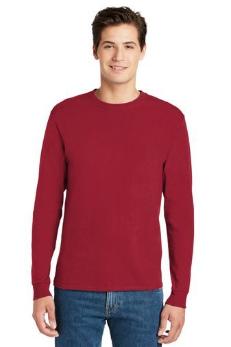 Hanes® Tagless® Adult Unisex 100% Cotton Long Sleeve T-Shirt